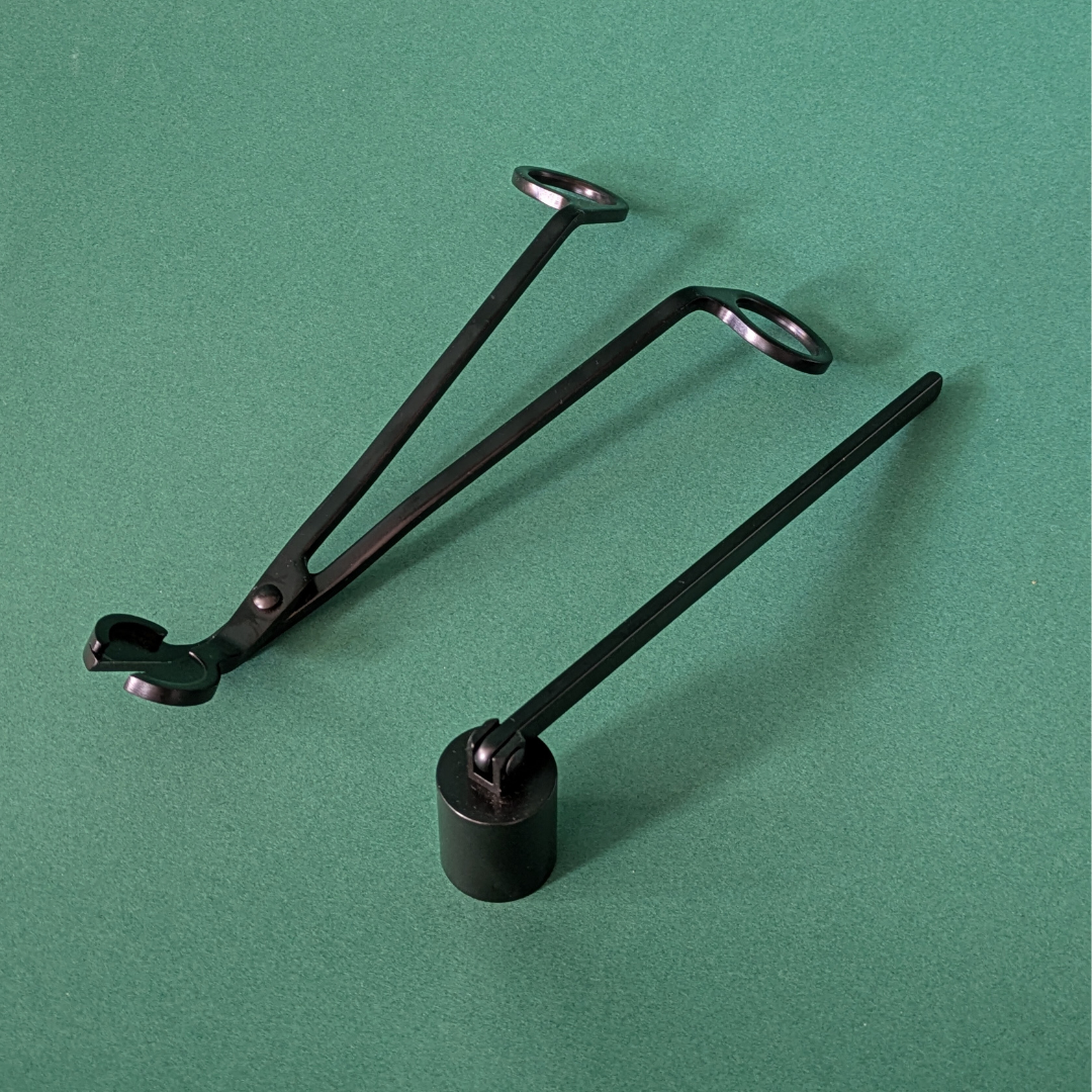 Candle snuffer & trimmer set